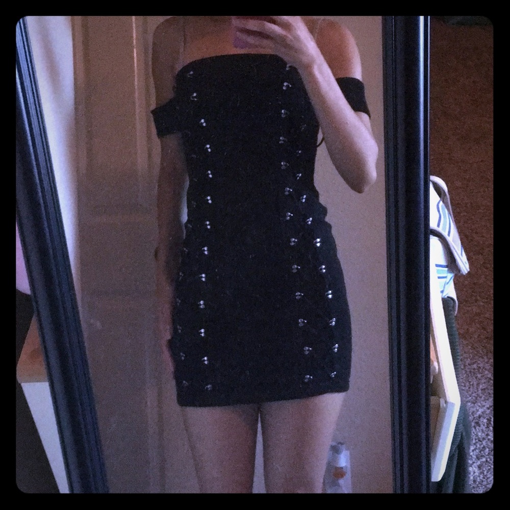 Little black mini dress